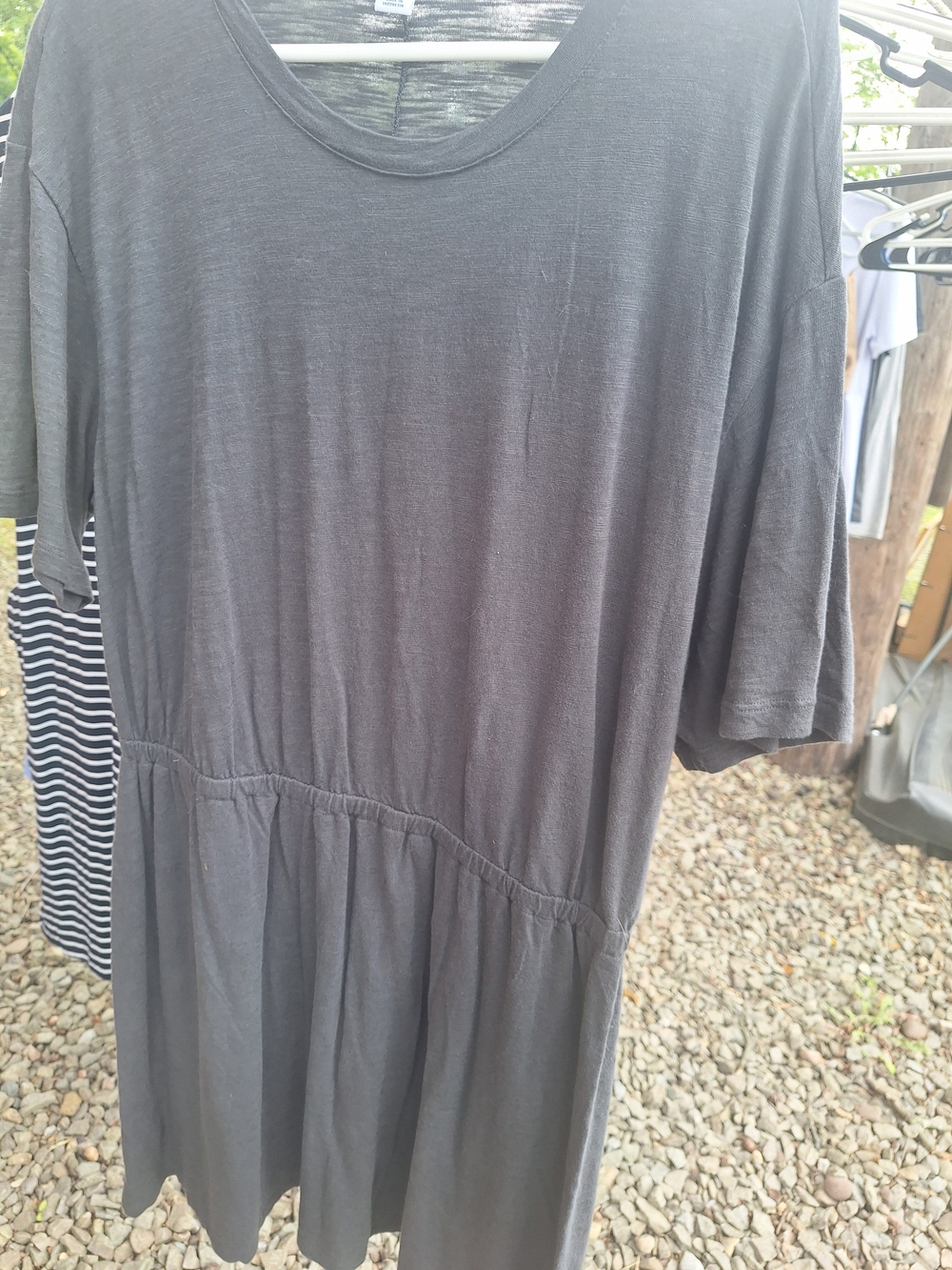 Old Navy Charcoal Gray Midi Dress